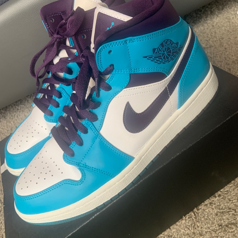Jordan 1 Mid Hornets